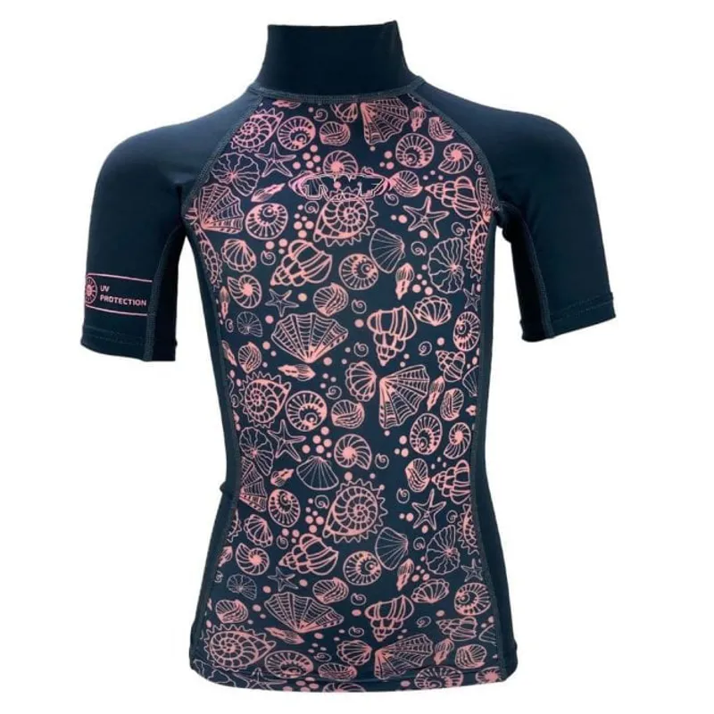 TWF Rash Vest Ink/Pink Shells